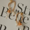 Peppermayo Into The Deep Earrings - Gold/ Pearl New Accessories