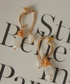 Peppermayo Into The Deep Earrings - Gold/ Pearl New Accessories