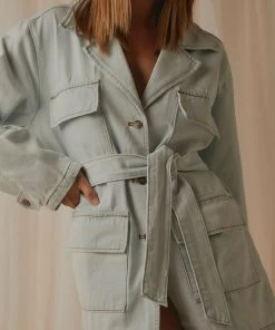 Lioness Fashion New & Most Loved Victory Boulevard Mini Dress - Light Wash