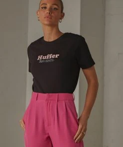 Huffer Stella Fairside Tee - Black New & Most Loved 9 Huffer Stella Fairside Tee - Black New & Most Loved