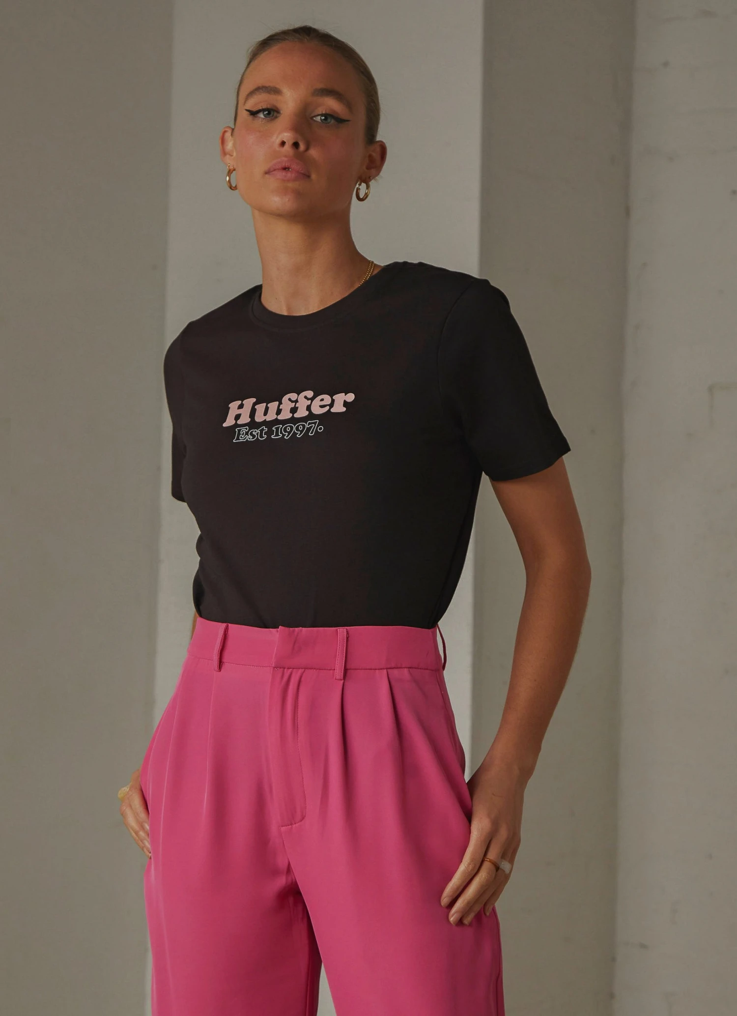 Huffer Stella Fairside Tee - Black New & Most Loved 5 Huffer Stella Fairside Tee - Black New & Most Loved