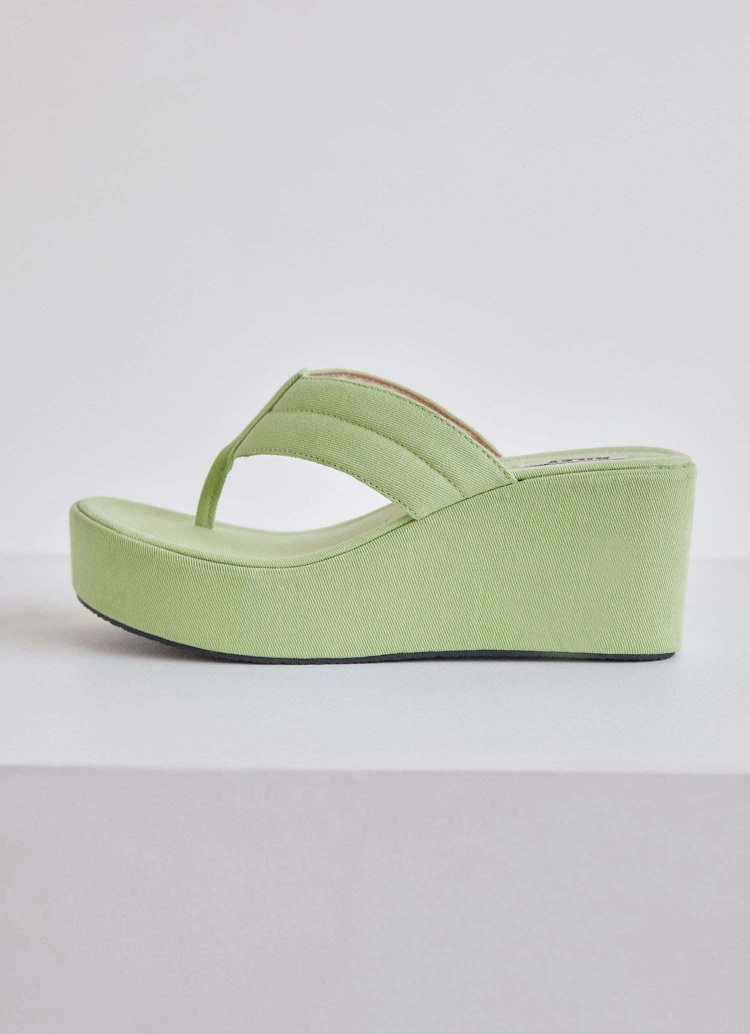 Riley Hubatka X Peppermayo Castaway Platform Thong - Avocado 4 Riley Hubatka X Peppermayo Castaway Platform Thong - Avocado