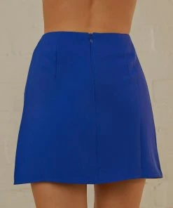 Peppermayo Exclusive Vintage Town Mini Skirt - Cobalt 11 Peppermayo Exclusive Vintage Town Mini Skirt - Cobalt
