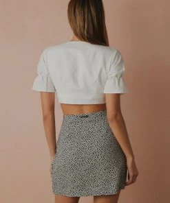 Peppermayo Exclusive Luxembourg Linen Crop Top - White 9 Peppermayo Exclusive Luxembourg Linen Crop Top - White