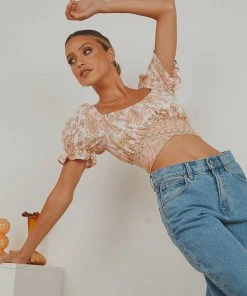 Peppermayo Perfect Summer Crop - Peach Floral New & Most Loved