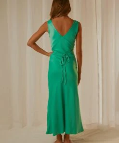 Peppermayo Exclusive Loren Maxi Dress - Jade Green