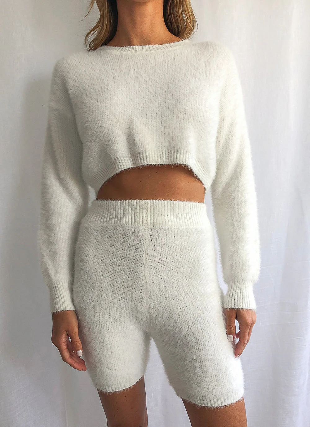 Peppermayo New & Most Loved Trends Knit Shorts - Cream 4 Peppermayo New & Most Loved Trends Knit Shorts - Cream