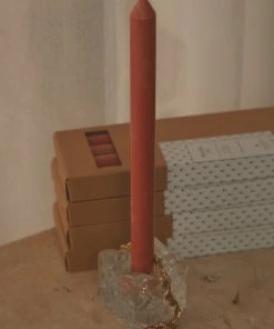 Candle Co Moreton Eco Dinner Candle 4 Pack - Baked Clay 10 Candle Co Moreton Eco Dinner Candle 4 Pack - Baked Clay