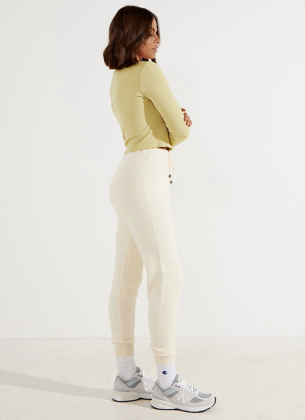 Peppermayo Lonsdale Knit Pants - Cream Peppermayo Lonsdale Knit Pants - Cream