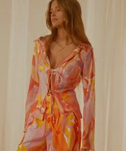 Peppermayo Exclusive Parisian Balcony Tie Top - Paloma - Pre-Order