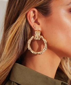 Peppermayo Central Earrings - Gold New & Most Loved
