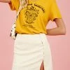 Peppermayo Know Your Worth Mini Skirt - Cream