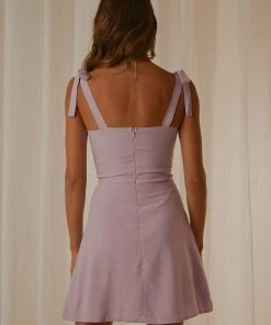 Peppermayo Exclusive French Kiss Mini Dress - Lilac