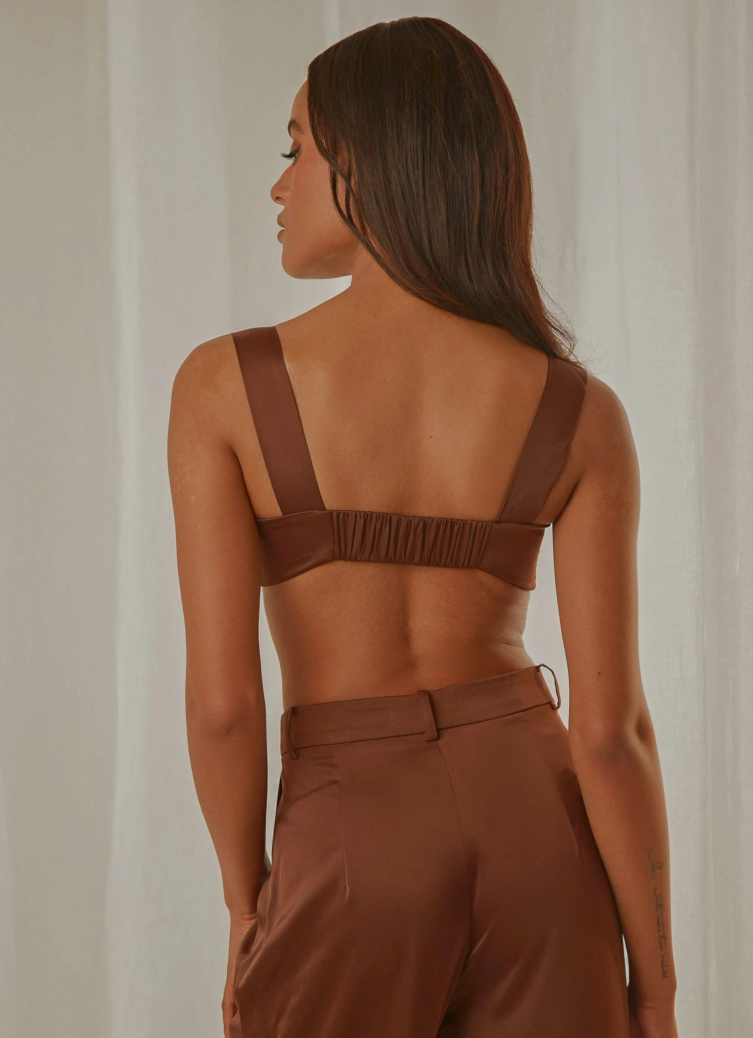 Peppermayo Exclusive New Space Crop - Choc Brown New & Most Loved 7 Peppermayo Exclusive New Space Crop - Choc Brown New & Most Loved