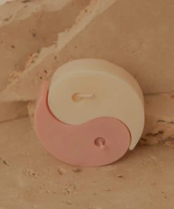 Manara Home Yin And Yang Candles - Cream And Pink New & Most Loved 4 Manara Home Yin And Yang Candles - Cream And Pink New & Most Loved
