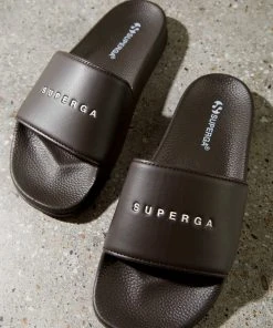 Superga 1908 Slides - A1C Chocolate
