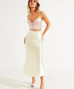 Peppermayo Kill This Love Skirt - Champagne