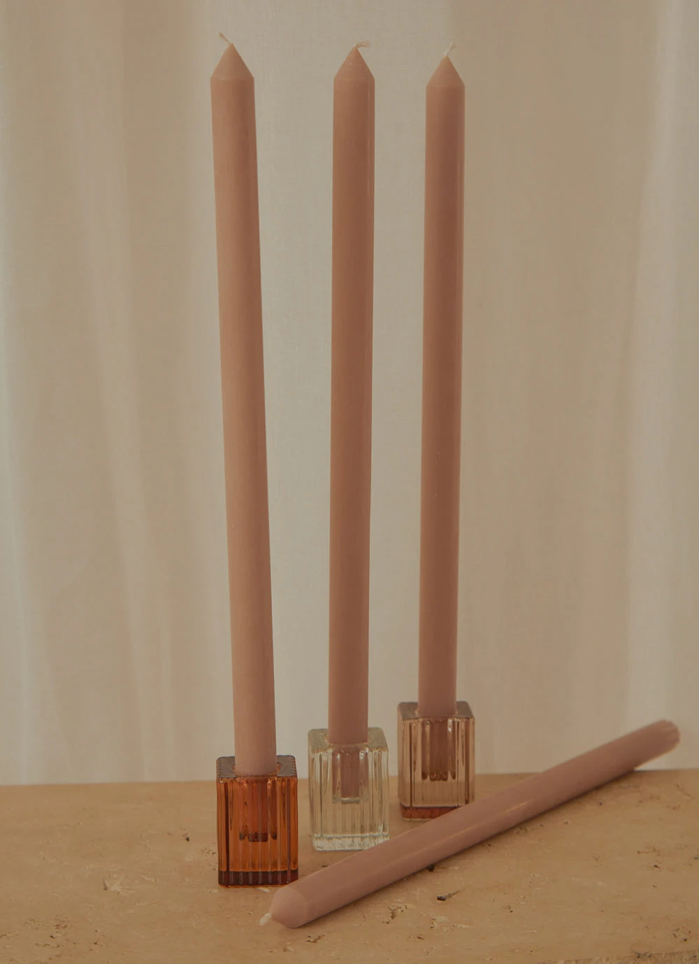 Candle Co New & Most Loved Moreton Eco Dinner Candle - Latte 3 Candle Co New & Most Loved Moreton Eco Dinner Candle - Latte