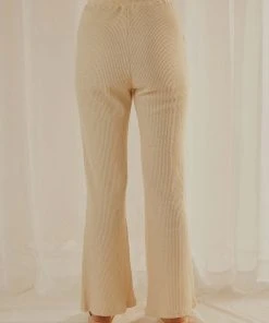 Peppermayo Exclusive Celia Waffle Pant - Latte