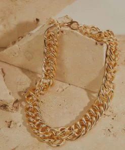 Peppermayo Madison Ave Necklace - Gold New & Most Loved