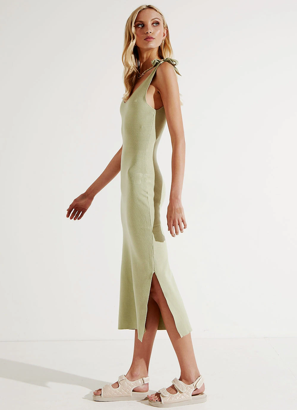 Peppermayo New Paradise Midi Dress - Sage 6 Peppermayo New Paradise Midi Dress - Sage