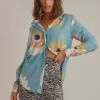 Peppermayo Just For Paris Floral Shirt - Blue Floral New & Most Loved 1 Peppermayo Just For Paris Floral Shirt - Blue Floral New & Most Loved