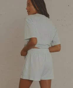 Vacancy Supply New & Most Loved The Essential Shorts - Baby Blue