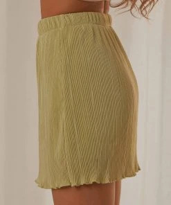 Peppermayo Exclusive Waves Of Light Mini Skirt - Sage New & Most Loved 12 Peppermayo Exclusive Waves Of Light Mini Skirt - Sage New & Most Loved