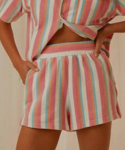 Peppermayo Exclusive New & Most Loved Kauai Terry Shorts - Vintage Stripe 9 Peppermayo Exclusive New & Most Loved Kauai Terry Shorts - Vintage Stripe