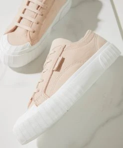Superga 2630 Stripe Buttersoft Sneaker - Pink Peach Blush