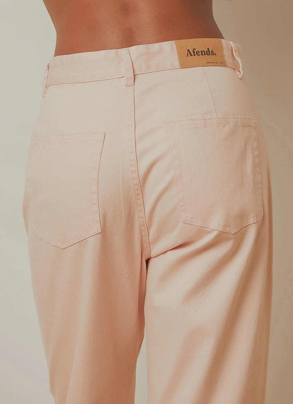 Afends New & Most Loved Shelby Hemp High Waist Wide Leg Pant - Ash Pink Afends New & Most Loved Shelby Hemp High Waist Wide Leg Pant - Ash Pink
