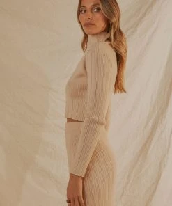 Peppermayo New & Most Loved Kasia Knit Top - Beige