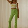 Peppermayo Exclusive Electric Avenue Pants - Lime Wave New & Most Loved