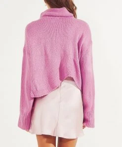 Peppermayo Thinking Of You Jumper - Purple