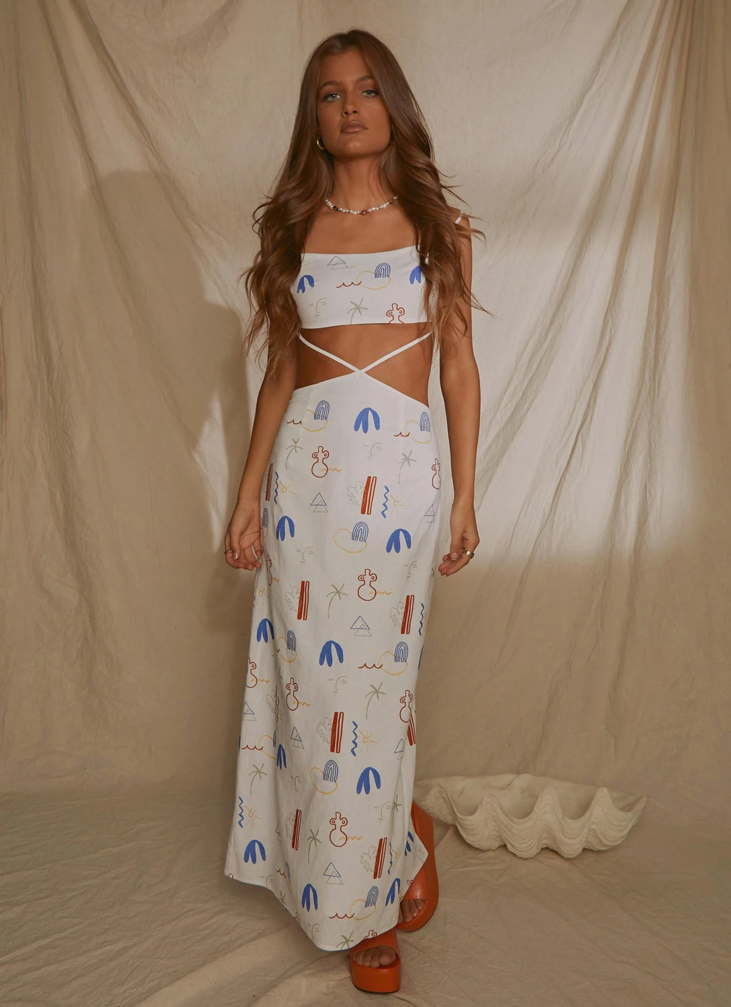Peppermayo Exclusive Natural Muse Linen Maxi Dress - Santorini New & Most Loved 5 Peppermayo Exclusive Natural Muse Linen Maxi Dress - Santorini New & Most Loved