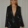 Peppermayo Exclusive Prince Sequin Blazer - Black New & Most Loved 1 Peppermayo Exclusive Prince Sequin Blazer - Black New & Most Loved