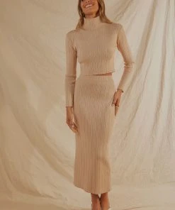 Peppermayo New & Most Loved Kasia Knit Top - Beige