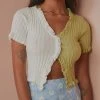 Peppermayo Harper Knit Top - Lime / White New & Most Loved
