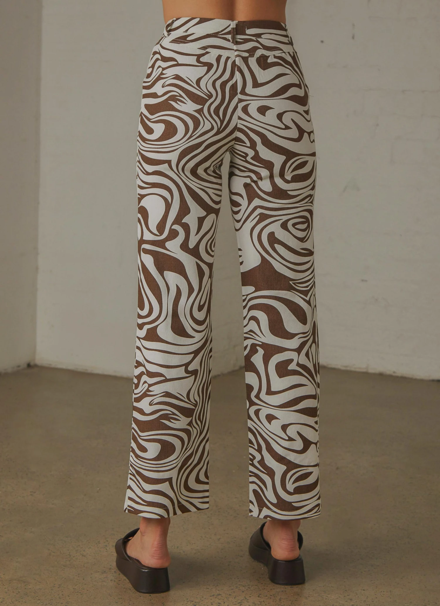 Peppermayo New & Most Loved Serena Pants - Brown Print 8 Peppermayo New & Most Loved Serena Pants - Brown Print