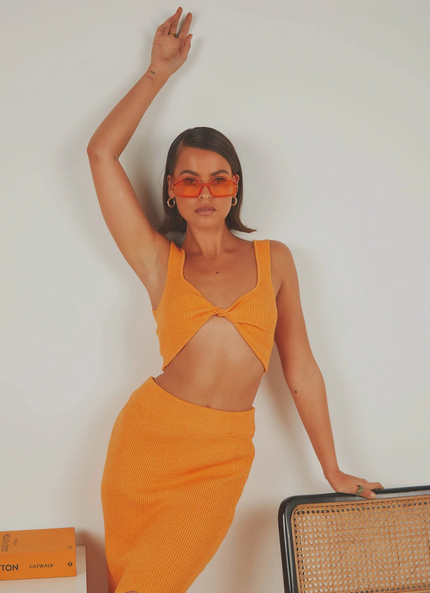 Peppermayo Soraya Crop Top - Orange New & Most Loved 3 Peppermayo Soraya Crop Top - Orange New & Most Loved