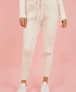 Peppermayo For You Knit Pants - Cream