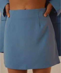 Peppermayo Exclusive New & Most Loved Vintage Town Mini Skirt - Blue 9 Peppermayo Exclusive New & Most Loved Vintage Town Mini Skirt - Blue