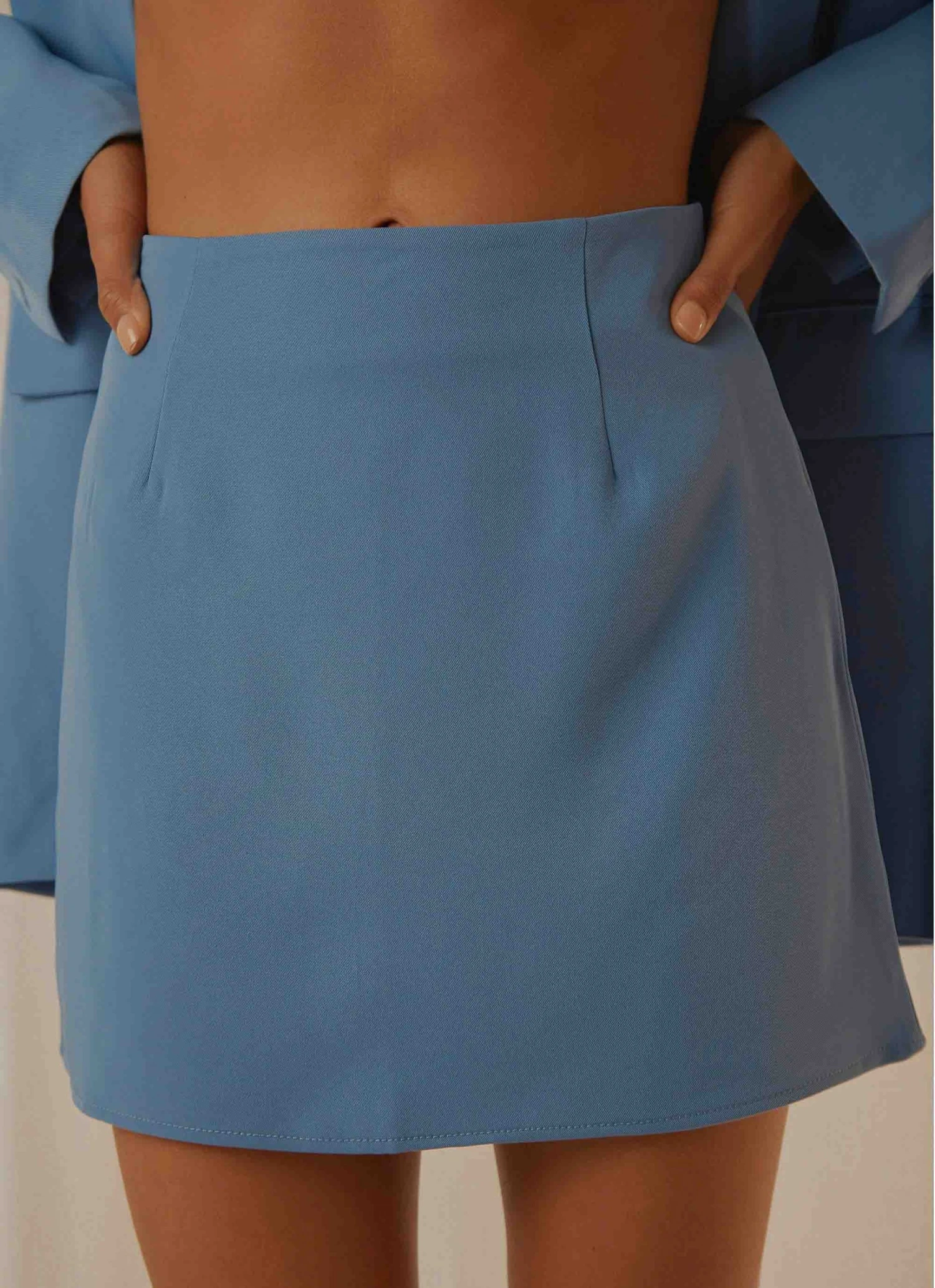 Peppermayo Exclusive New & Most Loved Vintage Town Mini Skirt - Blue 5 Peppermayo Exclusive New & Most Loved Vintage Town Mini Skirt - Blue