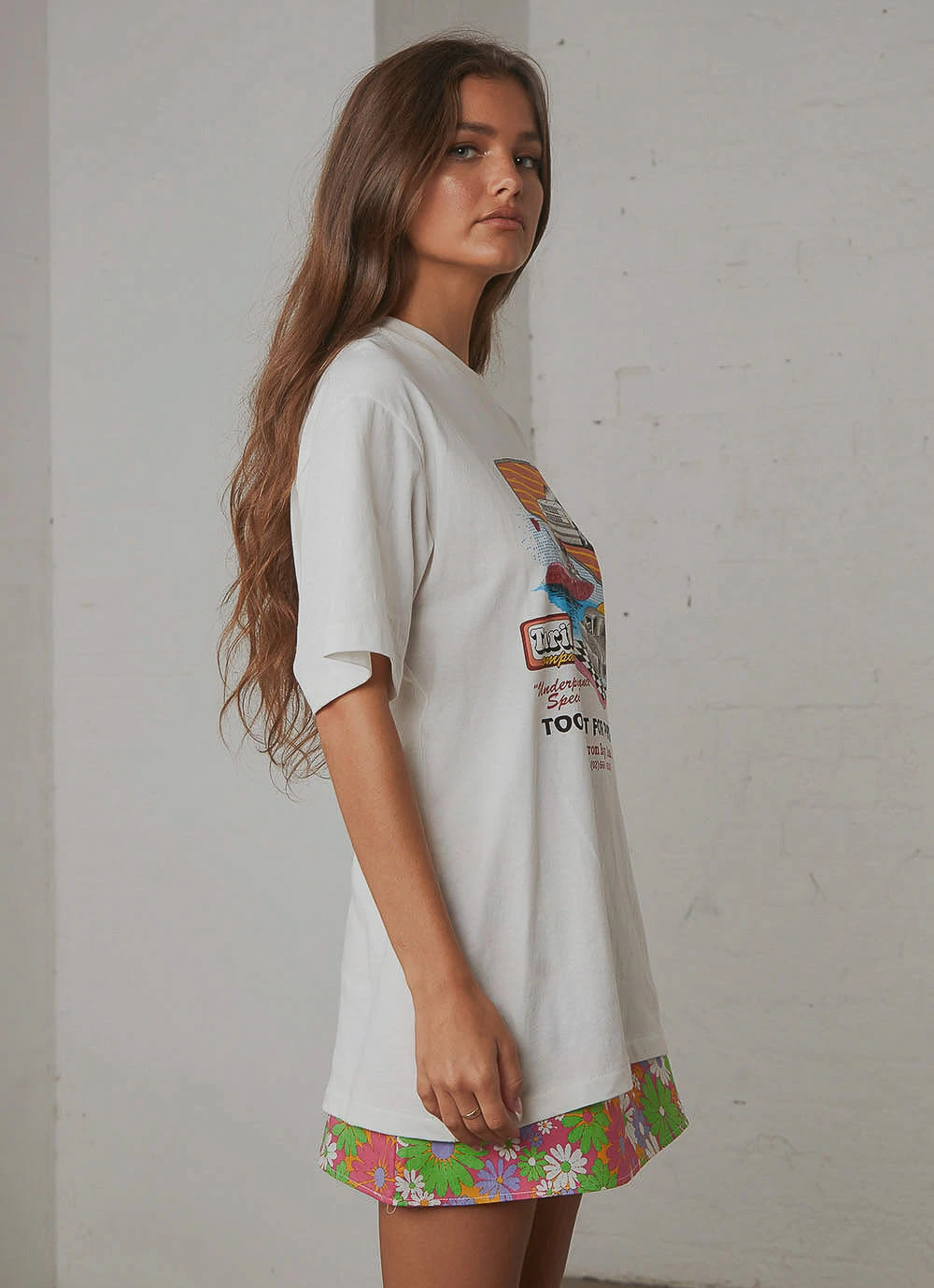 Thrills Speedsters Merch Tee - Dirty White New & Most Loved 6 Thrills Speedsters Merch Tee - Dirty White New & Most Loved