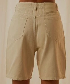 Nude Lucy Rai Denim Short - Bone 13 Nude Lucy Rai Denim Short - Bone