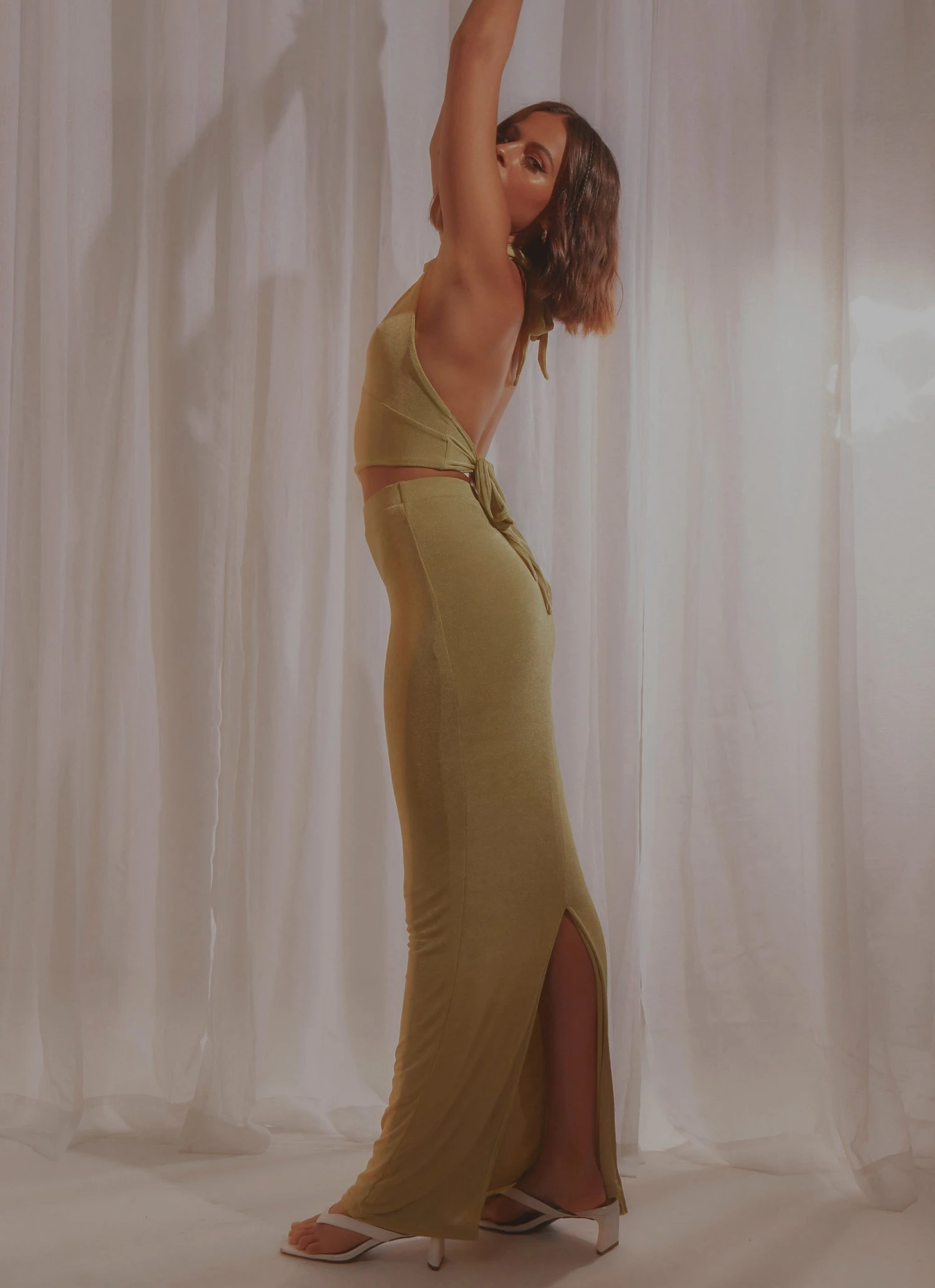 Peppermayo Exclusive New & Most Loved On Arrival Midi Skirt - Lime Green 6 Peppermayo Exclusive New & Most Loved On Arrival Midi Skirt - Lime Green