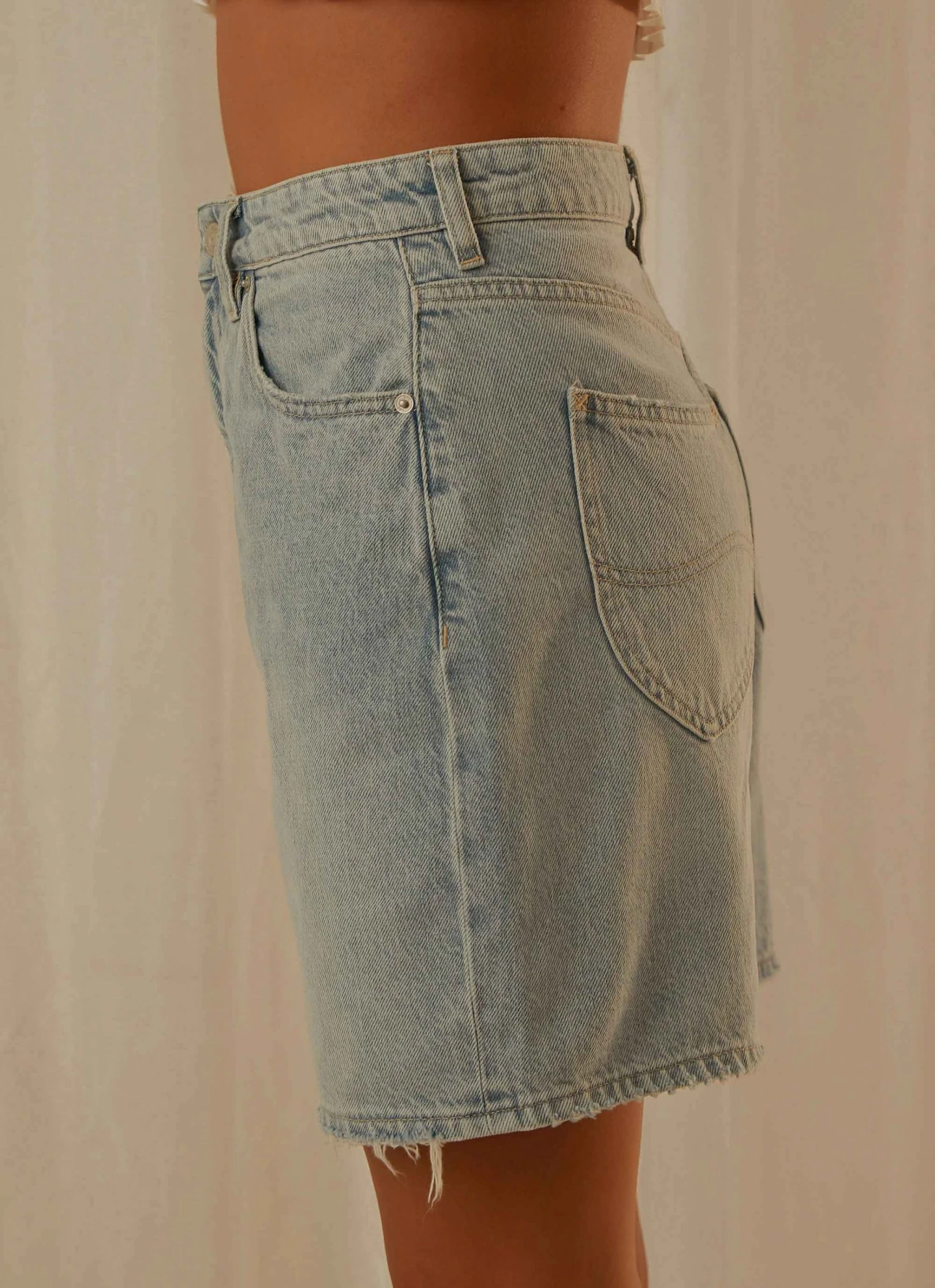 Lee High Baggy Short - Blue Encounter 8 Lee High Baggy Short - Blue Encounter