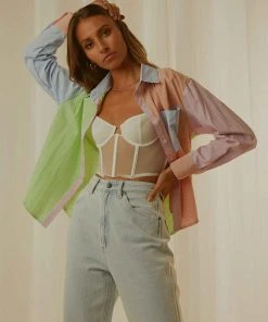 Peppermayo Whitsunday Shirt - Orange Multi New & Most Loved