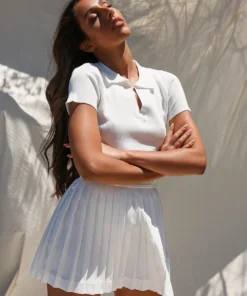 Peppermayo Exclusive No Boundaries Tennis Skirt - White