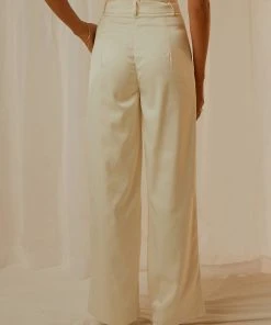 Peppermayo Exclusive Giselle Pants - Ivory New & Most Loved